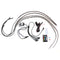4Pcs RGB LED Strip Light Kit Under Car Tube Underglow Atmosphere APP Remote 12V IP65