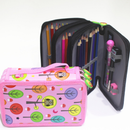 Multilayer 2/3/4 Layers 32/52/72 Holes Pencil Case for Girls Boys Pen Bag Large Cartridge Penalties Big Box Stationery Pouch
