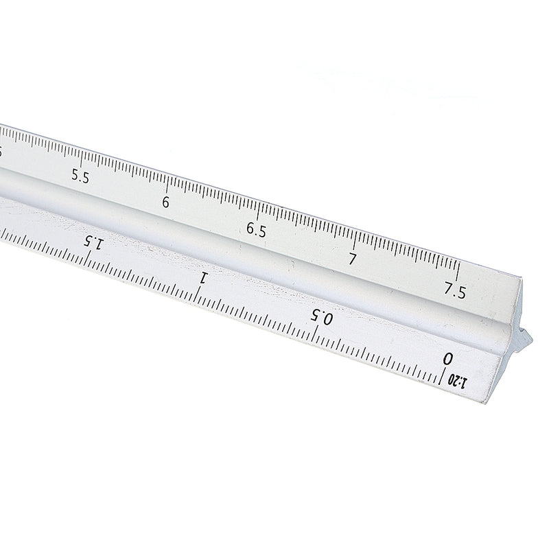 300mm Aluminium Triangle Scale Angle Ruler Architect Engineer Technical Ruler Measuring Gauging Tool
