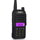 KSUN KS-UV1D Waterproof IP55 Walkie Talkie 8W 136-174MHz 220-240MHz 400-480MHz Two Way Radio Dual Band HF Transceiver