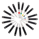 18pcs Car Plug Circuit Board Wire Harness Terminal Extraction Pick Connector Crimp Pin Back Needle Removal Tool