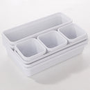 Plastic Compartment Drawer Cosmetic Makeup Jewelry Sundries Organizer Desktop Storage Box