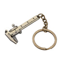Mini 0-4cm Vernier Caliper Portable Measuring Ruler Key Chain For Woodworking Tool