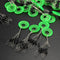 100pcs Cylinder Fishing Stopper Water Floats Bobbers Sinker Fishing Tackle
