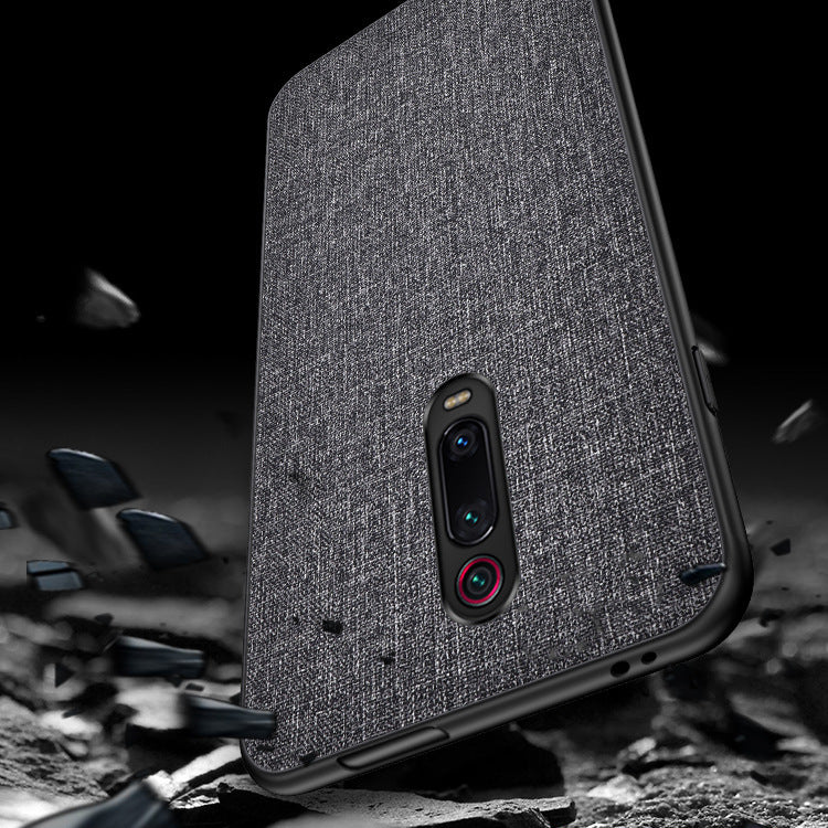 Bakeey Luxury Fabric Soft Silicone Edge Shockproof Protective Case For Xiaomi Mi 9T / Xiaomi Mi 9T pro / Xiaomi Redmi K20 / Redmi K20 PRO