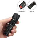 Elfeland XPE 600LM 3Modes Zoomable Mini EDC LED Flashlight AA/14500