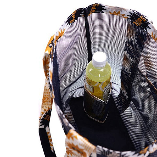 Honana HN-TB25 Travel Mesh Organizer Bag Fashion Large Beach Toiletry Storage Tote Bag