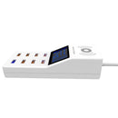 Bakeey 2-in-1 Wireless Charger + 8 USB Charger 8-Ports Hubs QC3.0 Fast Charging Dock Station Charger
