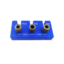 X150 Three-in-one Woodworking Dowelling Jig Kit Adjustable Drilling Guide Puncher Locator Carpentry Tools Wrench Furniture Positioner