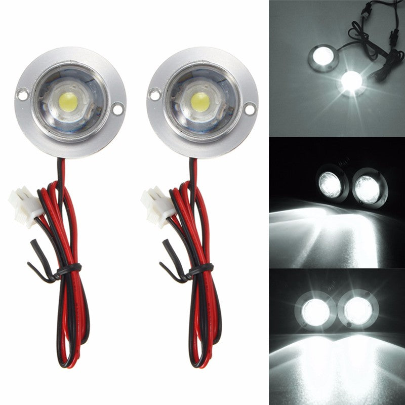 LED Strobe Bulb Light Emergency Warning Flash Fisheye Lens Lamp
