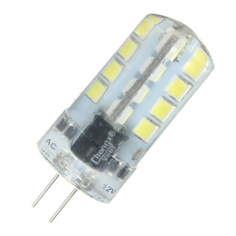 G4 LED 2W 32 SMD 2835 200Lm LED Crystal Light Silicone Light Lamp Bulb AC/DC 12V