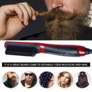 Quick Heated Beard Straightener Brush Multifunctional Hair Comb Curling Show