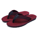 Men Leather Flip Flops Thick Bottom Sandals Comfortable Beach Durable Shoes Can Be Immersed In Seawater