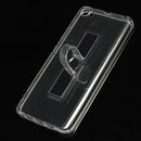Retractable Finger Ring Holder Transparent Soft TPU Case for Xiaomi Mi5