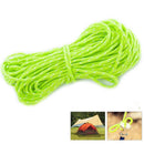 20MGreen Reflective Car Luggage Rop Camping Tent Rope Guy Line Camping Cord Paracord