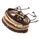 Trendy Wrap Bracelet Multilayer Bead Chain Jewelry Gift Men Bracelet