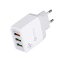 Bakeey Multi Port QC3.0 3A Fast Charging USB Charger Adapter For iPhone 8 Plus XS 11 Pro Oneplus 7T Pro Huawei P30 Pro Mate 30 5G
