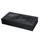 5 Grids Glasses Storage Box +2 Grids Watch Storage Box Display Case PU Leather