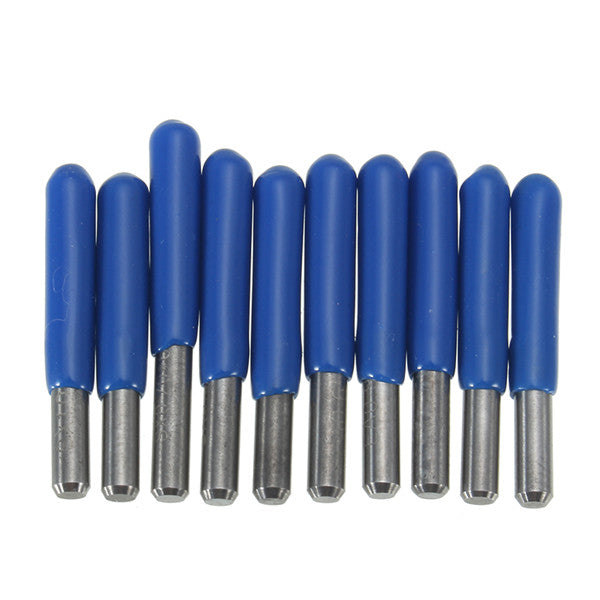 Wolike 10pcs 3.175mm Shank 30 Degree Cutter 0.3mm V-shape Carbide PCB Engraving Bits PCB Drill Bit