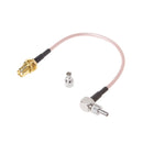 SMA Female Plug To CRC9/TS9 Dual Connector RF Coaxial Adapter RG316 Cable