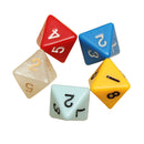 5PCS/set Number Eight-sided Dice Board Game Dice Counter