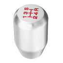 5 Speed Black Silver Universal Car Aluminum Gear Shift Knob Head Stick Shift