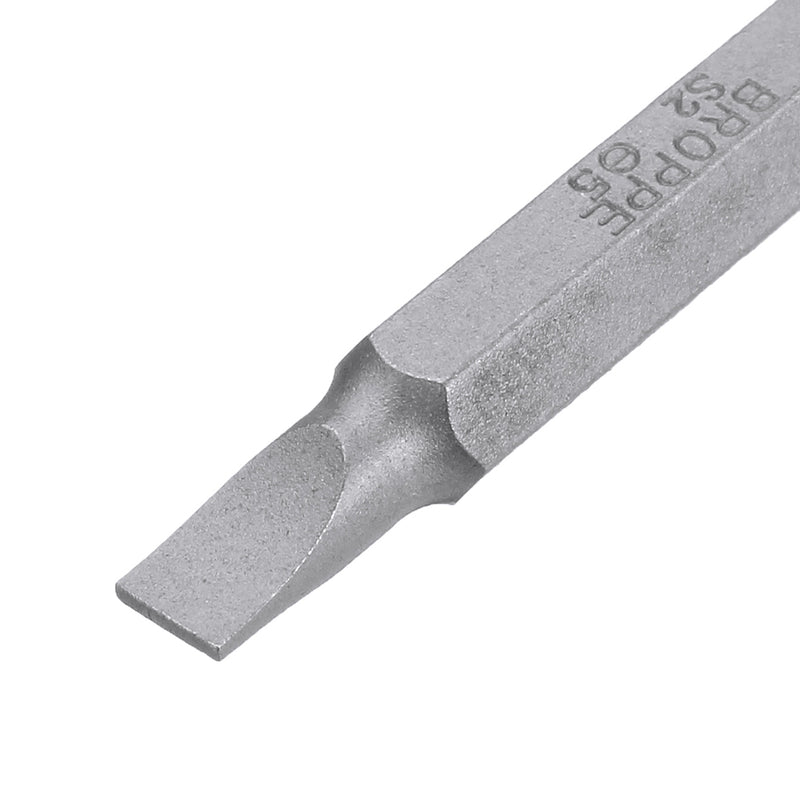 BROPPE 10Pcs Magnetic Slotted Screwdriver Bits SL2/SL3/SL4/SL5/SL6 1/4 Inch Hex Shank Screwdriver Set