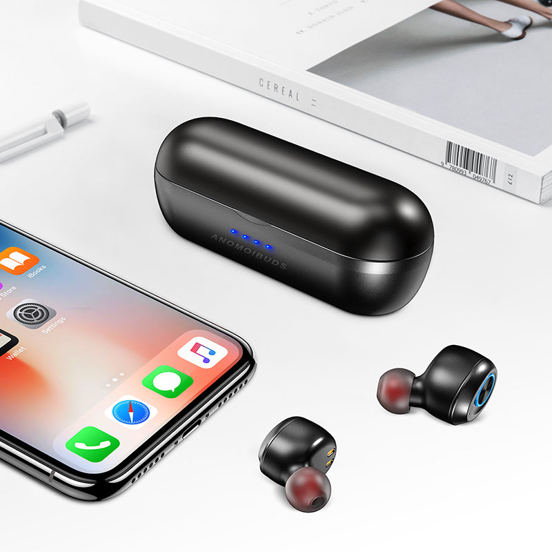 [True Wireless] bluetooth 5.0 Deep Bass Hi-Fi TWS Earbuds Earphone With Mic for Xiaomi Huawei