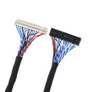 FIX-30P-DO8 30 Pin 2CH 8-bit Commonly For 17 19 22 23.6 Inch Screen Cable LVDS LCD Driver Board