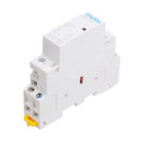 TAIXI 25A 1NO/2NO AC Contactor 24~220V 50/60HZ Din Rail Household AC Modular Contactor