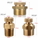 PT 1/2 3/8 1/4 Inch Brass Drain Valve Air Compressor Male Threaded Water Drain Valve