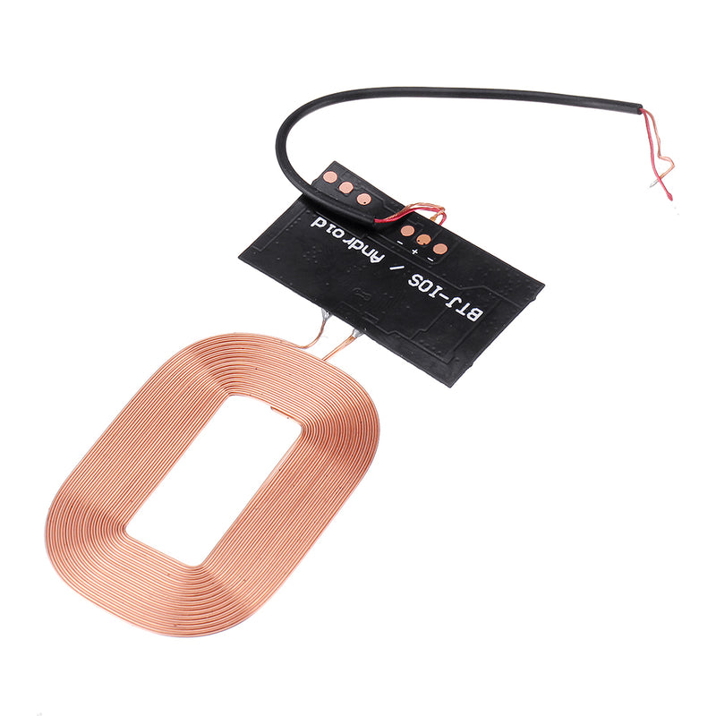 DIY Qi Standard Wireless Charging Coil Receiver Module Circuit Board DIY Coil for Phone for Battery 5V 1A Fast Quick Charger
