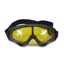 GHOST RACING Motorcycle Retro Racing Goggles Wind Dust Proof ATV Sunglasses Black Frame