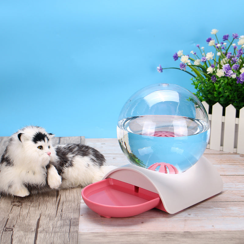 2.8L Automatic Pet Water Dispenser Cat Dog Large Drinking Bowl No Electricity Waterer
