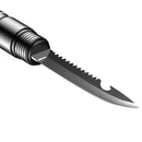 YUANTOOSE G02-B 7 In 1 Luminous Folding Stick Aluminum Camping Trekking Pole Safety Survival Multifunctional Tools Kit