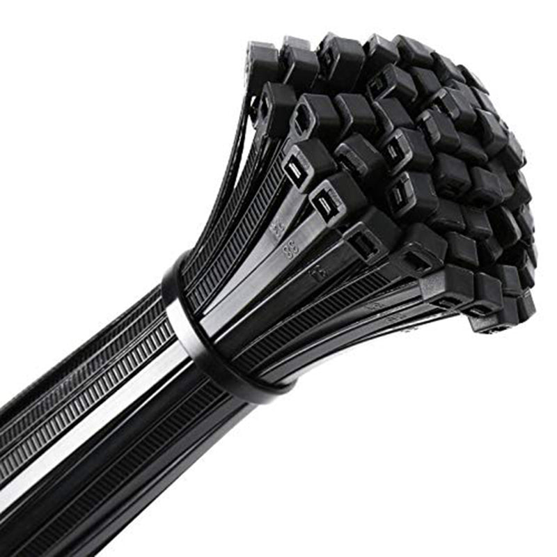 Suleve ZT07 Nylon 250Pcs/500Pcs 6mm 15/20/25/30/35/40cm Black/White Nylon Self-locking Cable Tie Zip Ties Strong Tensile Strength