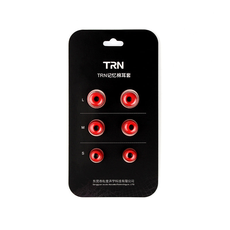 TRN 3 Pairs of Rebound Memory Foam Tips Silicone In-ear Earbuds for Earphone Headphone