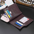 Hengsheng Men's Multifunction Trifold Wallet PU Leather ID Credit Card Holder Coin Pocket