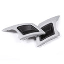 2Pcs Car Rear Bumper Exhaust Pipe Cover Trim  Bumper Protector Gray Silver For Land Rover Discovery