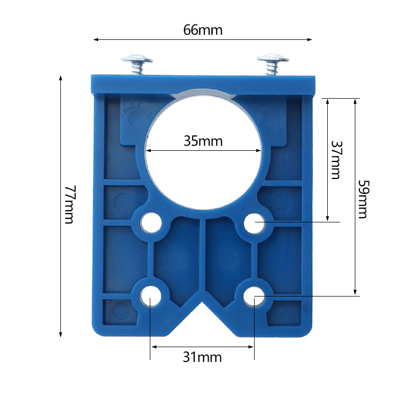35mm Hinge Jig ABS Plastic Hinge Installation Wood Drill Guide Hinge Hole Boring Furniture Door Cabinets Tool For Carpentry