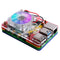 5-Layer Black/Transparent/RGB Colorful Acrylic Case Compatible ICE Tower Cooler for Raspberry Pi 4B with 4010 Cooling Fan