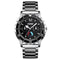 SKMEI 1482 Business Style Stainless Steel Luminous Pointer Quartz Watches Men Wrist Watch
