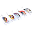 ZANLURE 5PCS 5CM 3.8G Fishing Lures Wobblers Painting Series Fishing Topwater Artificial Hard Baits