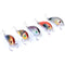 ZANLURE 5PCS 5CM 3.8G Fishing Lures Wobblers Painting Series Fishing Topwater Artificial Hard Baits