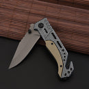 LAOTIE C139V 210mm Stainless Steel Folding Knife Outdoor Survival Tools Kit Hiking Climbing Multifunctional Knife