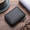 Men and Women RFID Blocking Leather Wallet 12 Slots Credit Card Holder Coin Bag