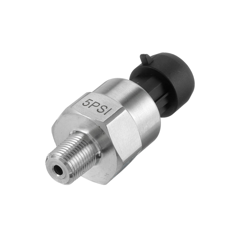 5V 1/8NPT Stainless Steel Fuel Pressure Sensor Transducer Sender For Oil Air Water 5/15/30/60/100/150/200/300/500/1000/1600 Psi