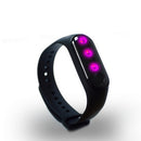 LUSTREON Colorful LED Glowing Wristband Bracelet Detachable 10 Modes Sports Band Night Light