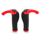 2PCS TPR Rubber Road MTB Mountain Bicycle Bike Cycling Lock On Handlebar Hand Bar End Grips