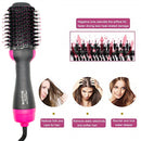 Multifunctional Negative Ion Hairbrush Comb Roll Straight Dual-use Hair Straightener Hot Air Comb